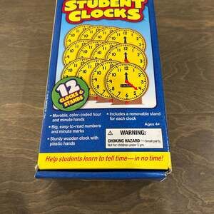 Lakeshore Student Clocks (12) & Stands